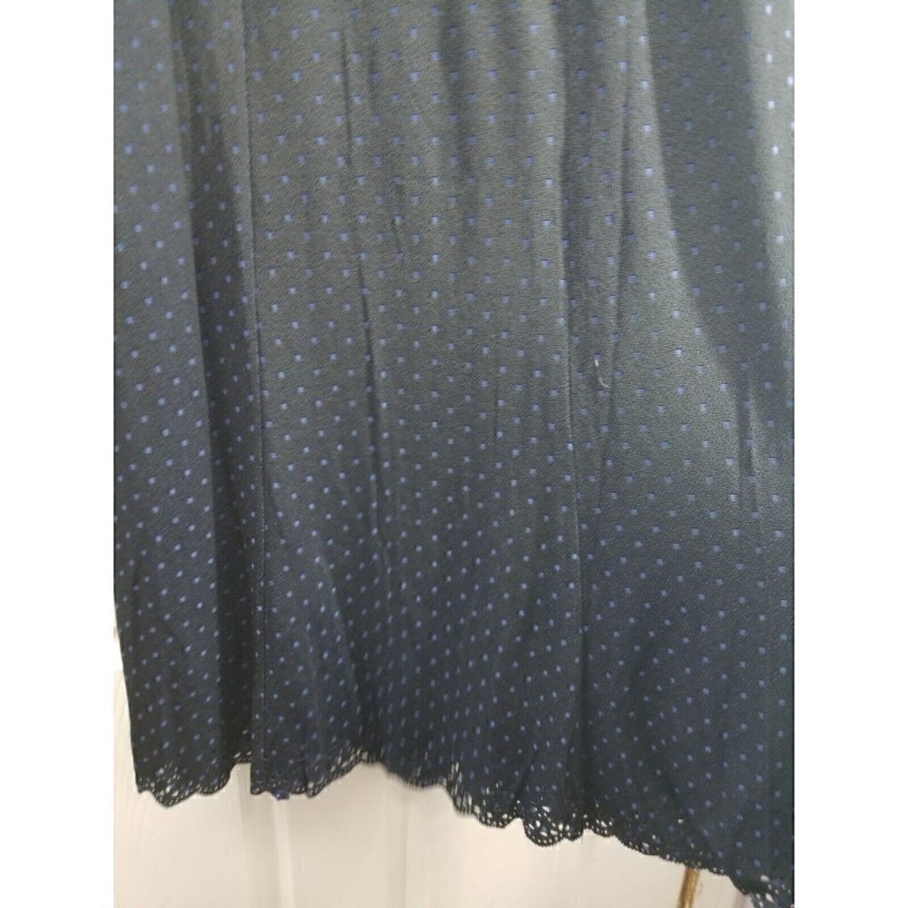 J.Janet Cut Out Maxi Skirt Navy Blue Size Large - Picture 3 of 9